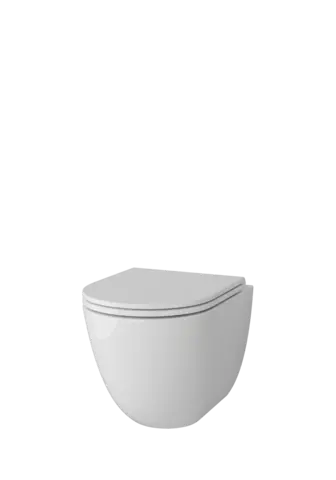 Toalett vegg VELO soft close sete hvit